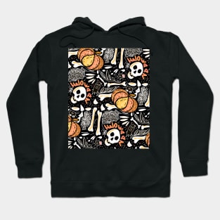 Halloween black yellow Hoodie